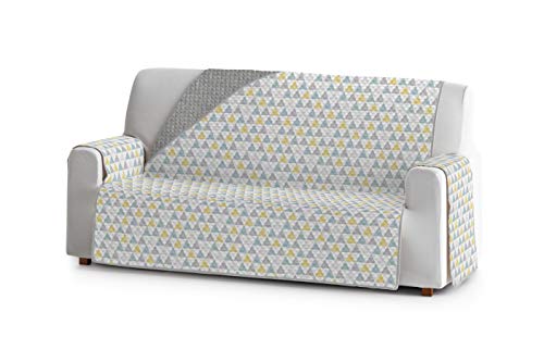 Eysa Nordic Sofa überwurf, Polyester, C/5 gelp-grau, 2 sitzer 115 cm. Geeignet für Sofas von 120 bis 170 cm von Eysa