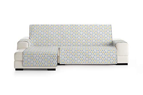 Eysa Nordic Sofa überwurf, Polyester, C/5 gelp-grau, Chaise Longue 240 cm. Geeignet für Sofas von 250 bis 300 cm von Eysa