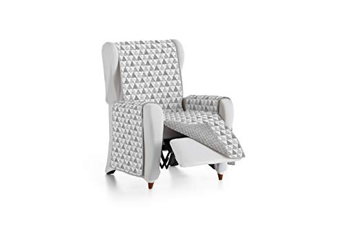 Eysa Nordic Sofa überwurf, Polyester, C/6 grau-grau, 1 Sessel 55cm. Geeignet für Sofas von 60 bis 110 cm von Eysa
