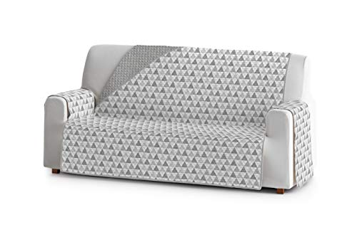 Eysa Nordic Sofa überwurf, Polyester, C/6 grau-grau, 2 sitzer 115 cm. Geeignet für Sofas von 120 bis 170 cm von Eysa