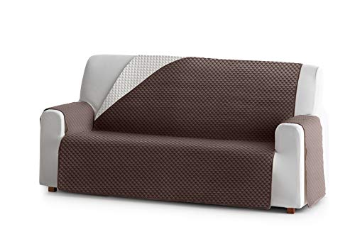 Eysa Oslo Protect wasserdichte und atmungsaktive Sofa überwurf, 100% Polyester, braun, 190 cm von Eysa