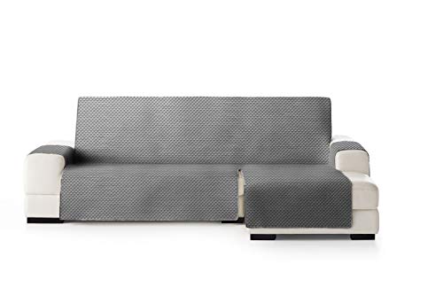 Eysa Oslo Protect wasserdichte und atmungsaktive Sofa überwurf, 100% Polyester, grau, 240 cm von Eysa