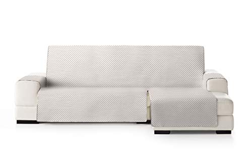 Eysa Oslo Sofa überwurf, Polyester, C/0 Ecru-nerz, Chaise Longue 290 cm. Geeignet für Sofas von 300 bis 350 cm von Eysa