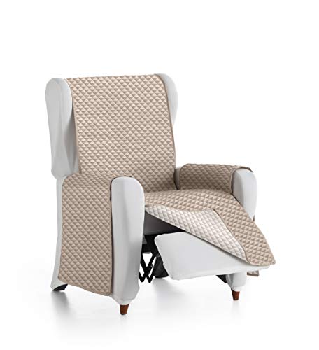 Eysa Oslo Sofa überwurf, Polyester, C/1 beige-Ecru, 1 Sessel 55cm. Geeignet für Sofas von 60 bis 110 cm von Eysa