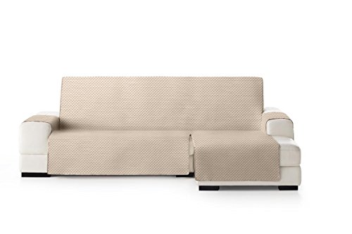 Eysa Oslo Sofa überwurf, Polyester, C/1 beige-Ecru, Chaise Longue 240 cm. Geeignet für Sofas von 250 bis 300 cm von Eysa