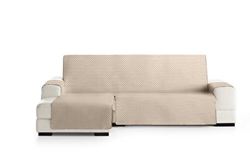 Eysa Oslo Sofa überwurf, Polyester, C/1 beige-Ecru, Chaise Longue 290 cm. Geeignet für Sofas von 300 bis 350 cm von Eysa