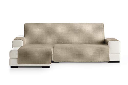 Eysa Oslo Sofa überwurf, Polyester, C/11 nerz-Ecru, Chaise Longue 240 cm. Geeignet für Sofas von 250 bis 300 cm von Eysa