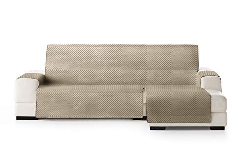 Eysa Oslo Sofa überwurf, Polyester, C/11 nerz-Ecru, Chaise Longue 290 cm. Geeignet für Sofas von 300 bis 350 cm von Eysa