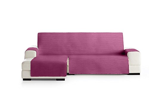 Eysa Oslo Sofa überwurf, Polyester, C/2 Fuchsia-grau, Chaise Longue 240 cm. Geeignet für Sofas von 250 bis 300 cm von Eysa