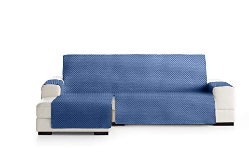 Eysa Oslo Sofa überwurf, Polyester, C/3 blau-grau, Chaise Longue 290 cm. Geeignet für Sofas von 300 bis 350 cm von Eysa