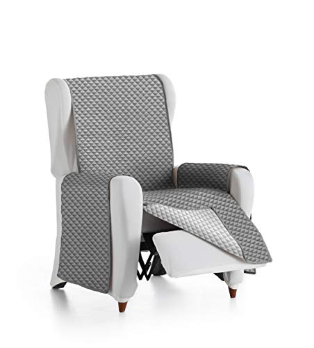 Eysa Oslo Sofa überwurf, Polyester, C/6 grau-grau, 1 Sessel 55cm. Geeignet für Sofas von 60 bis 110 cm von Eysa