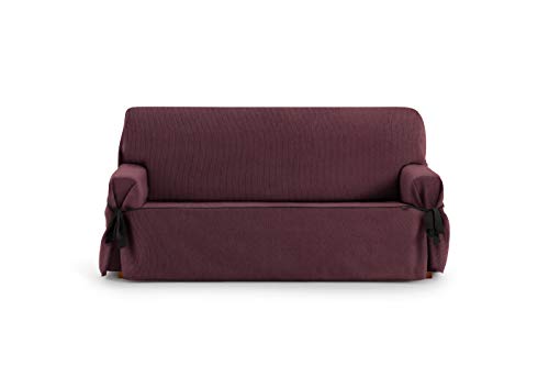 Universal sofa Überwurf 2 Sitzer Rabat Farbe 08- Granat von Eysa
