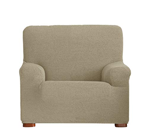 Eysa Dorian elastisch Sofa überwurf 1 Sessel, Chenille, 11-beige, 37 x 9 x 29 cm von Eysa