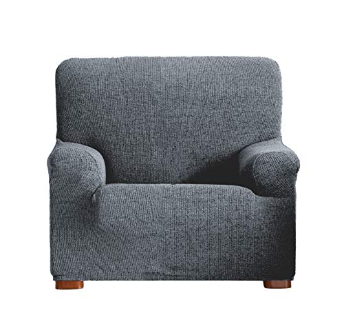 Eysa Dorian elastisch Sofa überwurf 1 Sessel, Chenille, 6-grau, 37 x 9 x 29 cm von Eysa