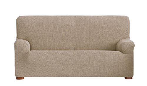 Eysa Dorian elastisch Sofa überwurf 2 sitzer, Chenille, 11-beige, 37 x 14 x 29 cm von Eysa