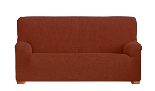 Eysa Dorian elastisch Sofa überwurf 4 sitzer, Chenille, 09-orange, 37 x 17 x 29 cm von Eysa