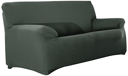 Eysa elastisch Sofa überwurf 3 sitzer Farbe 06-grau Sucre, Polyester, 37 x 17 x 29 cm von Eysa