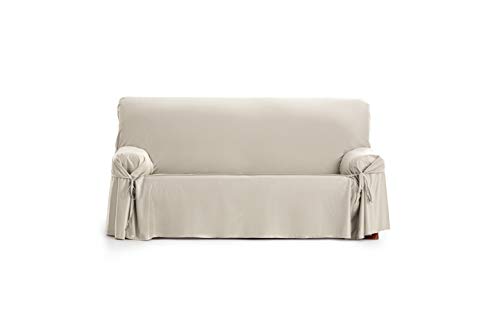 Eysa Somme Protect wasserdichte und atmungsaktive Sofa überwurf, 100% Polyester, Ecru, 140-180 cm von Eysa