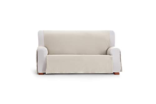 Eysa Somme Protect wasserdichte und atmungsaktive Sofa überwurf, 100% Polyester, Ecru, 150 cm von Eysa