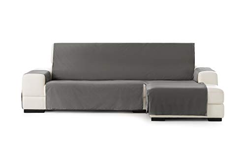 Eysa Somme Protect wasserdichte und atmungsaktive Sofa überwurf, 100% Polyester, grau, 240 cm von Eysa