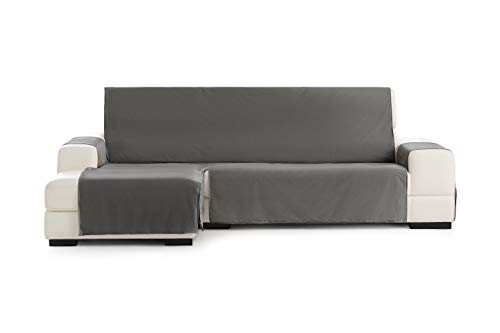 Eysa Somme Protect wasserdichte und atmungsaktive Sofa überwurf, 100% Polyester, grau, 290 cm von Eysa