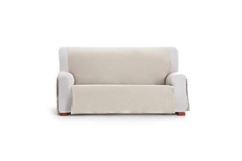 Eysa Somme Protect wasserdichte und atmungsaktive Sofa überwurf, 100% Polyester, Ecru, 110 cm von Eysa