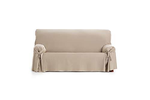 Eysa Somme Protect wasserdichte und atmungsaktive Sofa überwurf, 100% Polyester, beige, 180-230 cm von Eysa