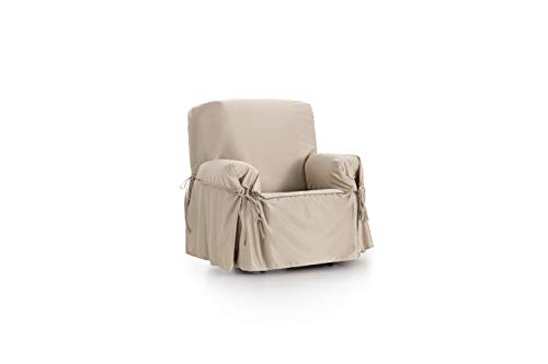 Eysa Somme Protect wasserdichte und atmungsaktive Sofa überwurf, 100% Polyester, beige, 80-120 cm von Eysa