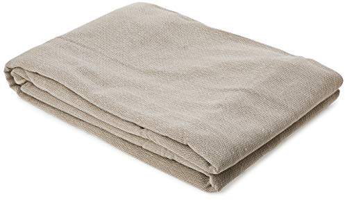 Eysa Constanza Nicht elastisch mit Krawatten Sofa überwurf 2 sitzer, Baumwolle, 01-leinen, 43 x 5 x 37 cm von Eysa
