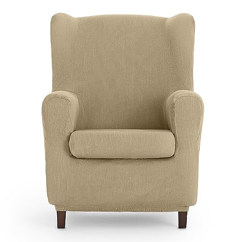 Eysa Ulises elastisch Sofa überwurf ohrensessel, Polyester-Baumwolle, 01-beige, 37 x 5 x 29 cm von Eysa