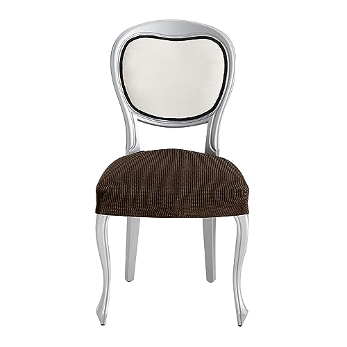 Eysa Ulises elastisch stuhlbezug, Polyester-Baumwolle, 07-braun, 33 x 4 x 22 cm, 2-Einheiten von Eysa