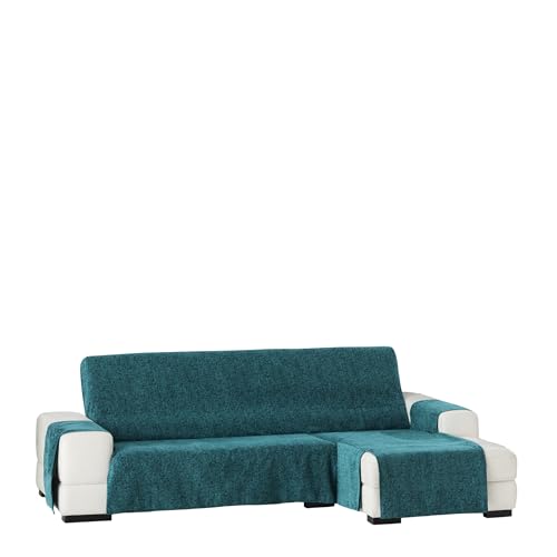 Eysa Dream Nicht elastisch Sofa überwurf Chaise Longue rechts, frontalsicht, Chenille, 03-türkis, 37 x 9 x 29 cm von Eysa