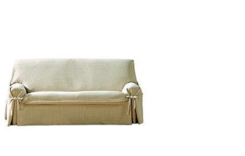 Eysa Giovanna Sofa Überwurf 3 Sitzer Fb. 01-Ecru von Eysa