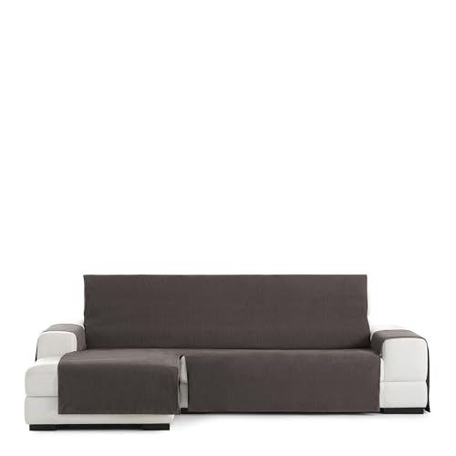 Practica sofa überwurf chaise longue 240cm links frontalsicht Rabat farbe 07- Braun von Eysa