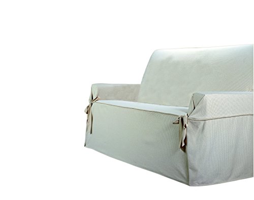 Eysa Puntilla Sofa Überwurf 3 Sitzer Fb. 01-Ecru von Eysa