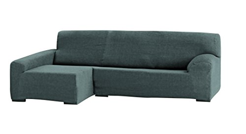 Eysa Teide Sofa Überwurf Chaise Longue 240 cm. Links Frontalsicht - Fb. 06-grau von Eysa