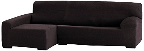 Eysa Teide elastisch Sofa überwurf Chaise Longue Links, frontalsicht, 240 cm, Polyester-Baumwolle, Braun, 43 x 37 x 14 cm Eysa Teide elastisch Sofa überwurf Chaise Longue Links, frontalsicht, 240 cm, Polyester-Baumwolle, Braun, 43 x 37 x 14 cm von Eysa