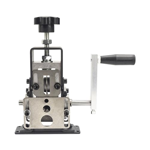 Ezebesta Manuelle Abisoliermaschine, Kupferbohrer Abisolierzange, Abisoliermaschine mit Handkurbel, tragbar, Abisolierwerkzeug, Aluminiumkonstruktion von Ezebesta