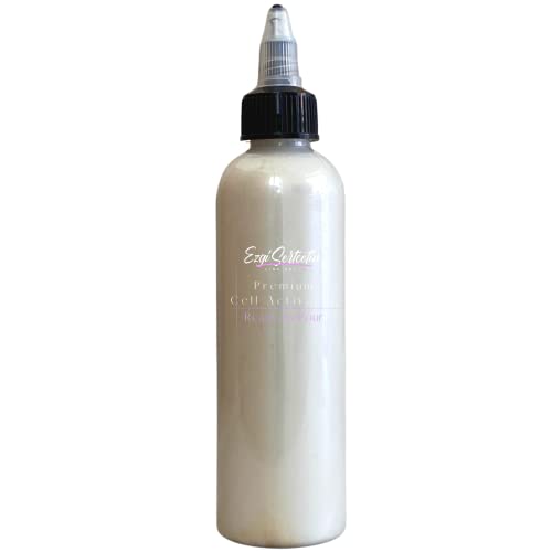 Ezgi Sertcetin Premium-Zellaktivator, fertig zum Gießen, Erstellen Sie perfekte und einzigartige Zellen in Ihren Malarbeiten, 118 ml Volumen, von Ezgi Sertcetin (Metallic Diamond White) von Ezgi Sertcetin