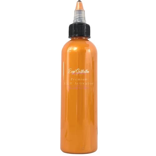 Ezgi Sertcetin Premium-Zellaktivator, bereit zum Ausgießen, Erstellen Sie perfekte und einzigartige Zellen in Ihren Malarbeiten, 118 ml Volumen, von Ezgi Sertcetin (Metallic-Orange-Botéga) von Ezgi Sertcetin