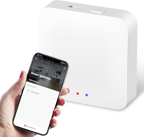 ZigBee 3.0 Smartes Heizungsthermostat, Smart Heizungsthermostat mit App-Funktion, kompatibel mit Amazon Alexa/Home Assistant，Zigbee Thermostat Benötigt Zigbee 3.0 Hub (3.0 Gateway) von Eznaobo