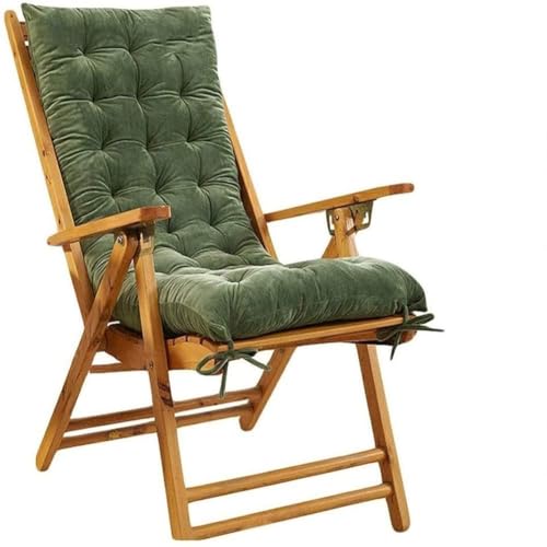 Ezoon Stuhlauflagen Schreibtischstuhl Sitzkissen hohe Rückenlehne Sonnenliege Terrassenkissen Kristall Samt Sessel Chaise Holz Schaukelstuhl Pad Matte für Indoor Outdoor von Ezoon