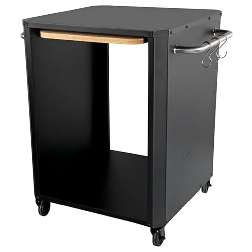 Ezooza Gartentisch mit ausziehbarem Tisch für Pizzaöfen von 13/17" Cozze by von Ezooza