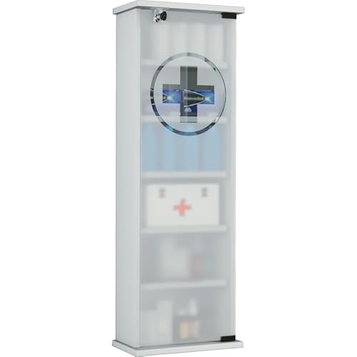 Ezooza PharmaCasa Medizinschrank XXL Dim 31 x 18 H 92 cm Ezooza PharmaCasa Medizinschrank XXL Dim 31 x 18 H 92 cm von Ezooza