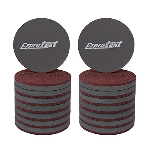 Ezprotekt 3,5-Zoll-Möbelschieber 89-mm-Rundfilzschieber Moving Furniture Gliders Pads für den Schutz von Hartholzböden und alle harten Oberflächen, 16 PCS Brown Ezprotekt 3,5-Zoll-Möbelschieber 89-mm-Rundfilzschieber Moving Furniture Gliders Pads für den Schutz von Hartholzböden und alle harten Oberflächen, 16 PCS Brown von Ezprotekt