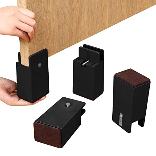 Ezprotekt Einstellbare Bett- und Möbelerhöhungen mit Schraubklemme, 10,2 cm, robuste Sofa-, Stuhlerhöhungen, passend für quadratische, runde Stuhlbeindurchmesser von 0,–3,8 cm, unterstützt 9.000 kg Ezprotekt Einstellbare Bett- und Möbelerhöhungen mit Schraubklemme, 10,2 cm, robuste Sofa-, Stuhlerhöhungen, passend für quadratische, runde Stuhlbeindurchmesser von 0,–3,8 cm, unterstützt 9.000 kg von Ezprotekt