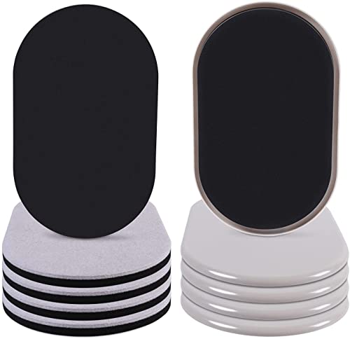 Ezprotekt Wiederverwendbare Möbelgleiter für Teppich, 240 x 146mm Möbelgleiter, Teppichgleiter, Möbelgleiter, Möbelgleiter, Möbelgleiter, Möbelgleiter, 4+4 Stück (Beige) von Ezprotekt