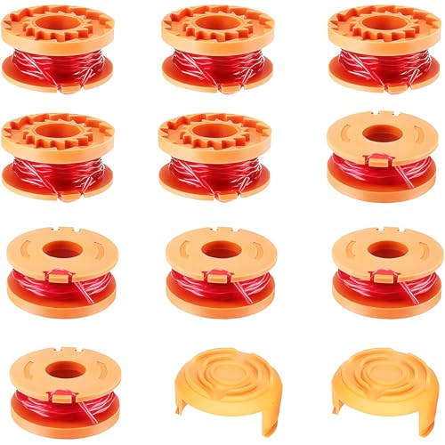 Ersatz-Rasenschneiderspule Funktioniert mit Alle Rasenschneider mit 20 V, 1,65 mm Durchmesser und 3 m Länge Gewindespule (4) von Ezranova