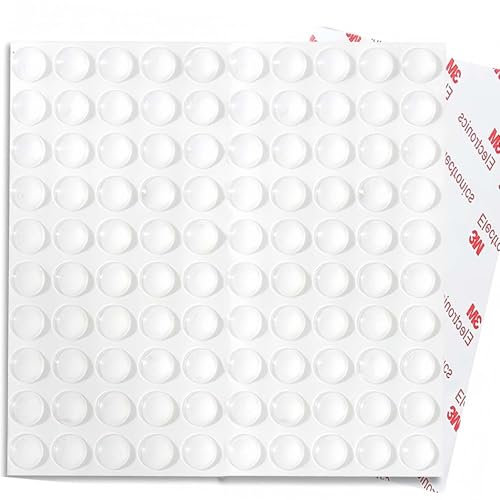 Gummipuffer,Stoßfänger Pads,Gummifüße Selbstklebend Türpuffer Transparent Anschlagpuffer, Türstopper Wand Gumminoppen fürSchubladen, Glasplatten, Türen, Schränke von Ezranova