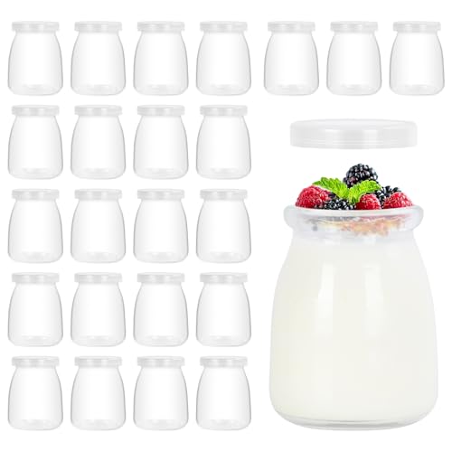Ezvsevuo 24 Stück Dessertgläser,140ml Joghurtgläser mit Deckel,Transparent Kleine Gläser Dessertglas,Einmachgläser Klein Marmeladengläser für Honig,Desserts,Nachtisch Gläser Pudding Glas für Joghurt Ezvsevuo 24 Stück Dessertgläser,140ml Joghurtgläser mit Deckel,Transparent Kleine Gläser Dessertglas,Einmachgläser Klein Marmeladengläser für Honig,Desserts,Nachtisch Gläser Pudding Glas für Joghurt von Ezvsevuo